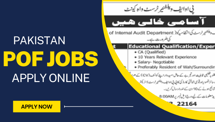 Pakistan Ordnance Factories POF Jobs 2024 Apply Online 