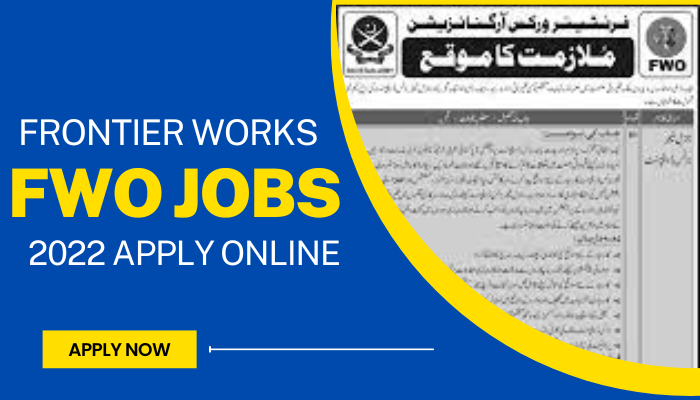 FWO Jobs Frontier Works Organization  2022  Apply online